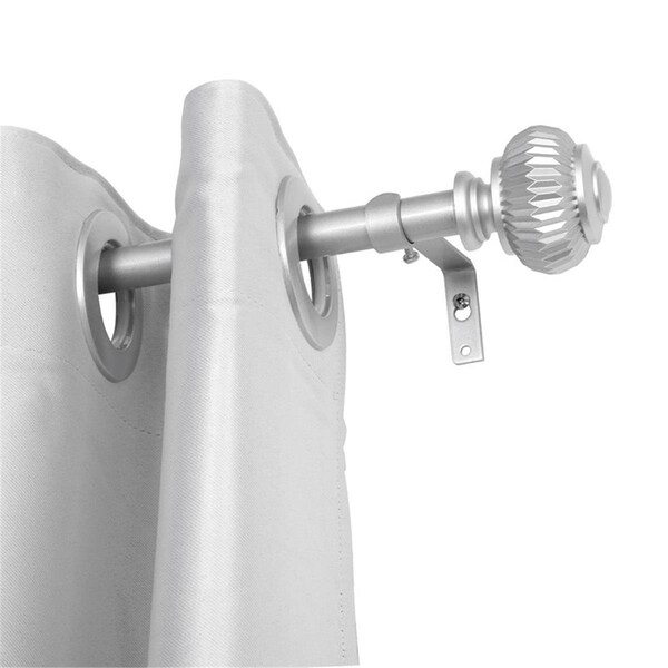 Escenografia 0.75 in. Curtain Rod for 86-120 in. Windows, Nickel ES3262800 - main